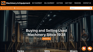 Used Processing & Packaging Equipment for Sale | M&E - manufacturing equipment supplier