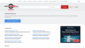Industry Directory of metalworking companies: machine builders, dealers ... - machine supplier