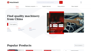 MachineU - Find quality machinery from China - machine supplier