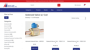Solenoid Valve w/ Coil - Magic-Aire Industries Inc. - electric valve supplier