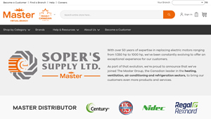Soper's Supply | The Master Group - electric motor supplier