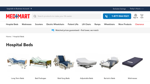 Hospital Beds for Home | Full Electric Hospital Beds - medmartonline.com - hospital bed supplier