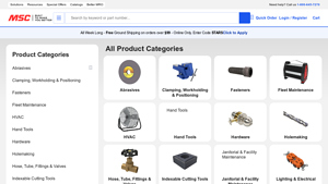 MSC Industrial Supply - All Product Categories - industrial equipment supplier