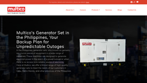 Generator Set | Multico Prime Power Inc. - generator supplier