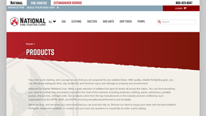 Firefighter Equipment & Wildland Fire Gear | National Fire Fighter - fire department equipment supplier