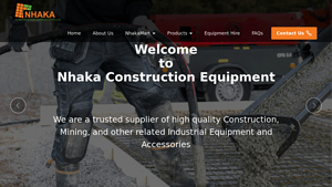 Home [nhaka.co.zw] - construction equipment supplier