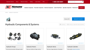 Hydraulic Components & Systems - Norman Equipment - hydraulic equipment supplier