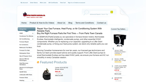 Parts Select HVAC Parts - Condenser Fan Motors & Furnace Repair - furnace parts supplier