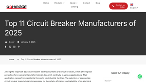 Top 11 Circuit Breaker Manufacturers of 2025 - OOHMAGE - circuit breaker supplier