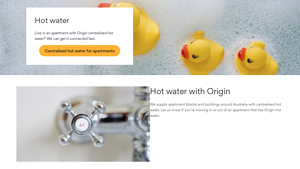 Hot Water - Origin Energy - hot water system supplier