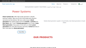 Power Systems: High-Quality Diesel Generators - generator supplier
