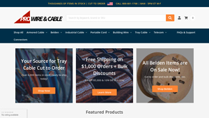 Pro Wire and Cable | By the Foot & In Bulk | Same Day Shipping - electric wire supplier