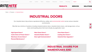 Buy Commercial Doors & Industrial Doors - Rite-Hite - industrial door supplier