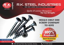 R.K. Steel Industries, Amritsar, Punjab - INDIA - drywall screw supplier in india