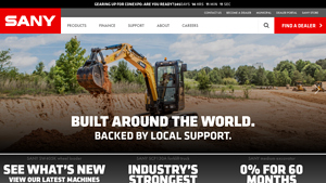 SANY America | Industrial & Construction Equipment | Made for America - heavy equipment supplier