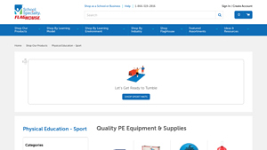 PE Equipment & Supplies - School Specialty - gymnasium equipment supplier