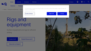 Rigs and Equipment | SLB - drilling equipment supplier