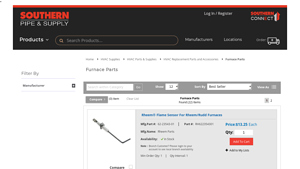 Furnace Parts | Buy HVAC Replacement Parts and Accessories & HVAC Parts ... - furnace parts supplier