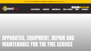 Fire Apparatus Sales, Equipment & Service - Sunbelt Fire - fire department equipment supplier
