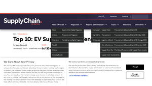 Top 10: EV Supply Chain Vendors - ev supplier