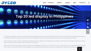 Top 20 led display in Philippines - led screen supplier