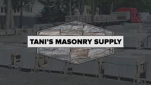 Masonry & Landscaping Supply Store | Tani's Masonry Supply - masonry supplier