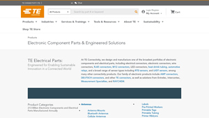 Electrical Components and Electronic Parts | TE Connectivity - electric parts supplier