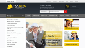 Safety Products - Industrial Supply | TnA Safety - industrial safety supplier