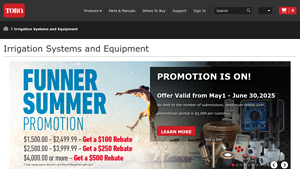 Irrigation Systems and Equipment - Toro - irrigation equipment supplier