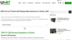 2025 List of 31 Best LED Display Manufacturers in Dubai, UAE - led screen supplier