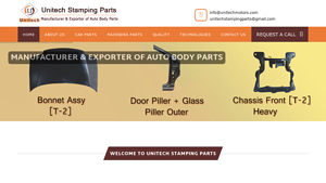 Auto body parts manufacturer India | Chassis manufacturer | Unitech ... - car body parts supplier