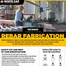 Rebar Fabrication New - White Cap - rebar supplier
