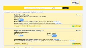 Cable and Wire Suppliers in UAE - YellowPages-UAE - electric wire supplier