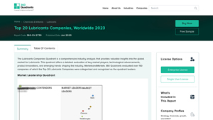 Top 20 Lubricants Companies, Worldwide 2023 - 360 Quadrants - biggest oil supplier in the world
