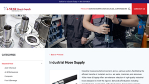 Industrial Hose Supply & Hoses For Sale in TX - 4-Star Hose - industrial hose suppliers
