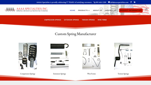 AAAA Specialties•Spring Design & Manufacturing - custom spring supplier