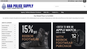 Police Supply Store | Law Enforcement Supplies - police uniform supplier