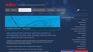 Products & Services - Aluminium - Aalco - aluminium metal suppliers