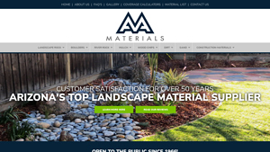 Home - A&A Materials Inc - landscape rock supplier