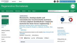 Biomimetic, biodegradable and osteoinductive treated dentin matrix/α ... - treated dentin matrix suppliers