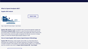 Supplier ABC Analysis - Accelerated Insight - abc suppliers