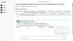 Eco-Friendly Energy Suppliers: How to Choose Top Manufacturers in China - eco friendly energy supplier