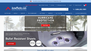 Acme Plastics: Distributor of Plastic Sheets, Rods & Tubes - plastic products supplier