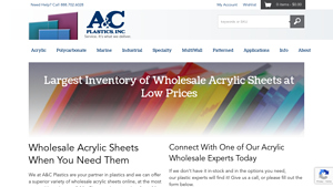 Bulk Plexiglass and Acrylic Sheets - A&C Plastics - acrylic sheet plexiglass suppliers