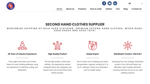 Second Hand Clothes Wholesale - A&E Used Clothing - thrift supplier