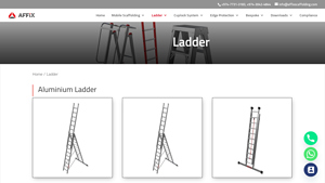 Ladder Supplier & Contractors in Qatar - AffixScaffolding - ladder supplier