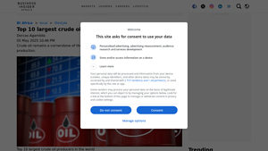 Top 10 largest crude oil producers in the world - biggest oil supplier in the world