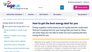 How to find the best energy deal for you | Age UK - martin lewis best energy supplier