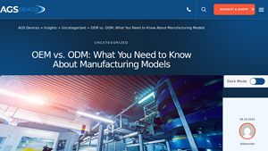 OEM vs ODM: A Comprehensive Guide to Manufacturing Models - odm supplier
