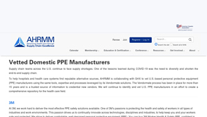 Vetted Domestic PPE Manufacturers | AHRMM - Materials Management - ppe supplier